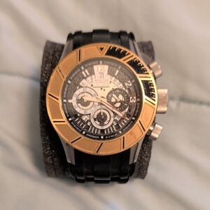 Invicta Gold and Black Men's Watch